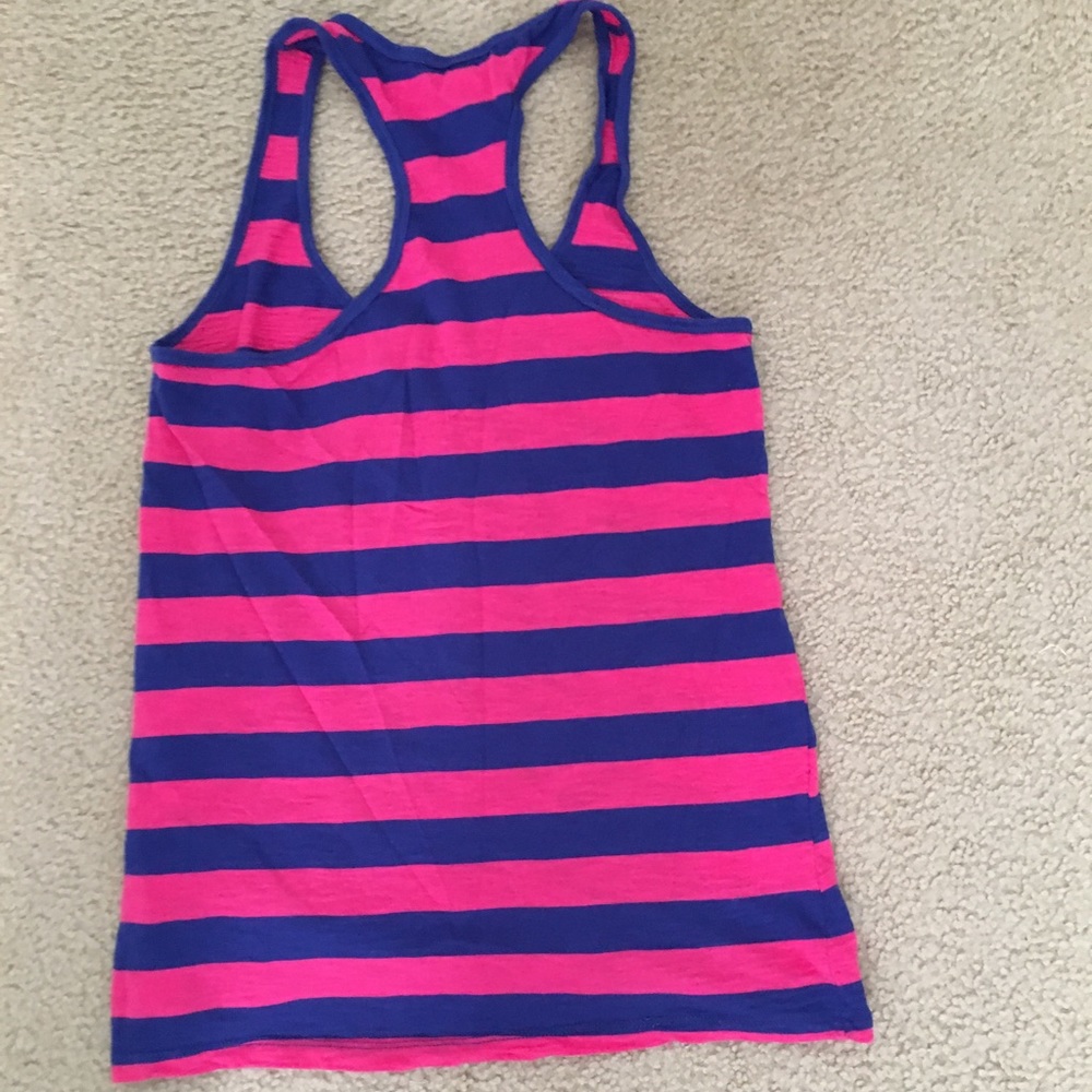 Ambiance Apparel Striped Racerback Tank Top - Picture 3 of 5